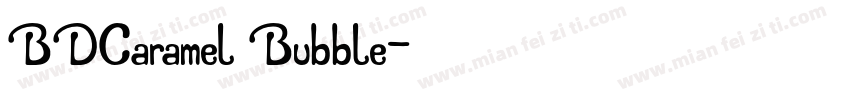 BDCaramel Bubble字体转换